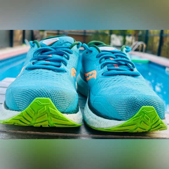 Saucony Triumph 18 Shoes Future Blue Mens Size 8.5 - Picture 3 of 10